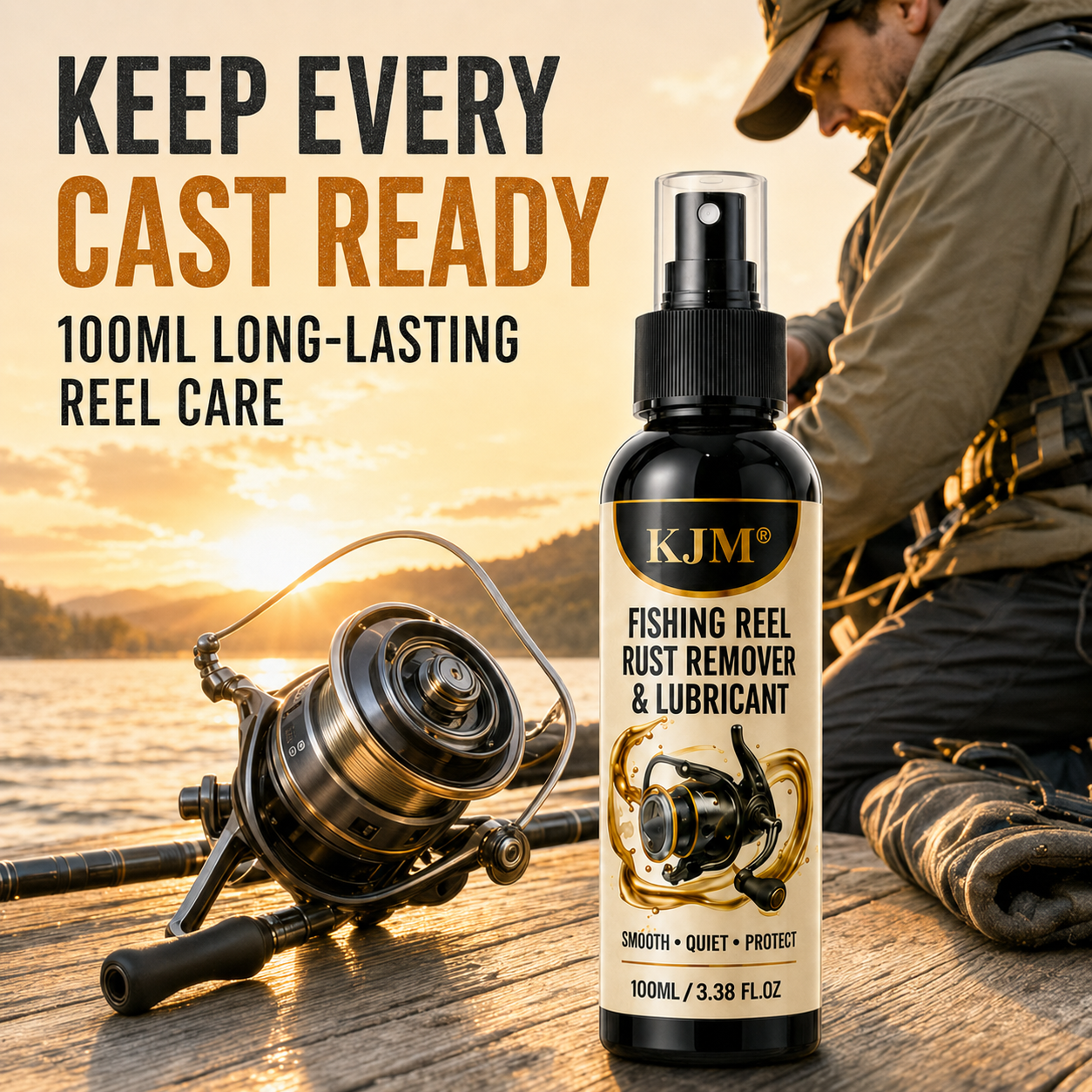 Reel Lubricant - Spray de Óleo Multiuso KJM 100ML,
