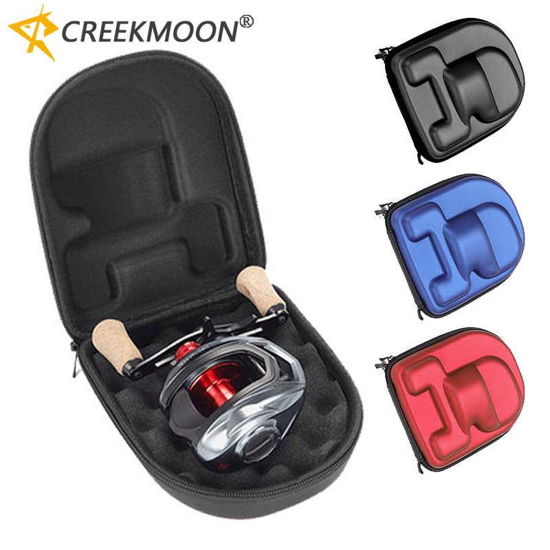 Spincast Reel - Bolsa acolchoada de eva para carretel