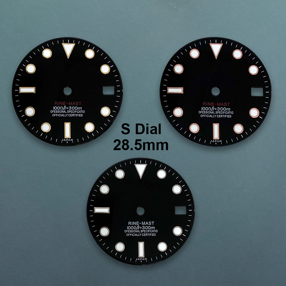 Reel Case - 28.5mm s logotipo sub mergulho dial