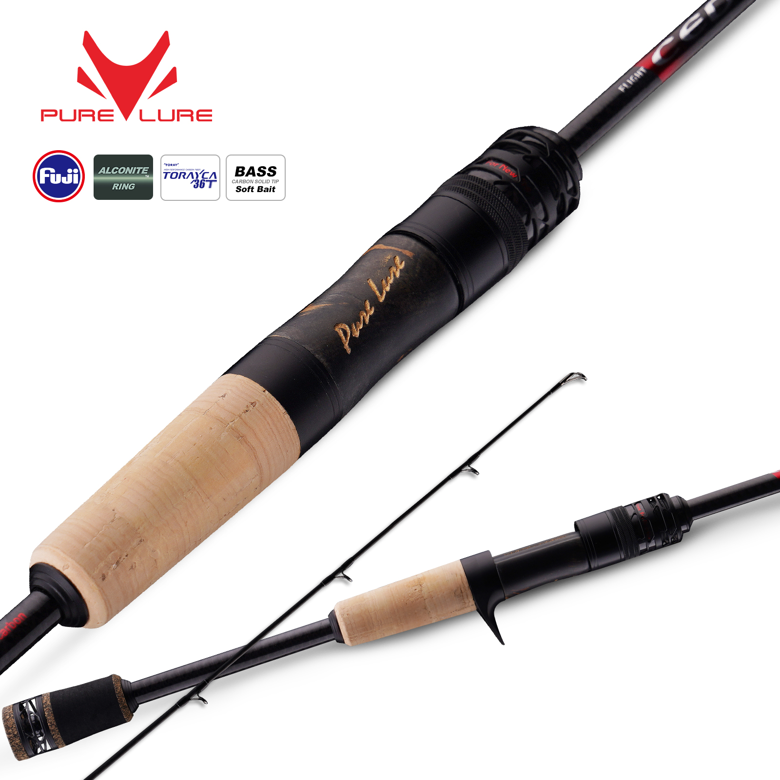 Spincast Reel - Vara de Pesca PURELURE Flight CEDAN
