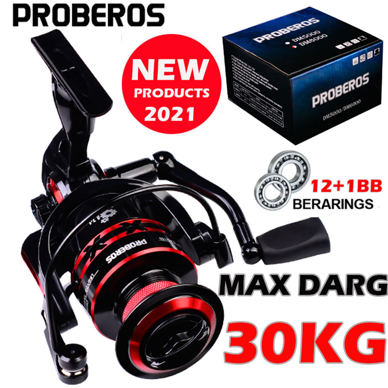 Surf Reel - PROBEROS Carretel giratório 9-23KG Max Drag