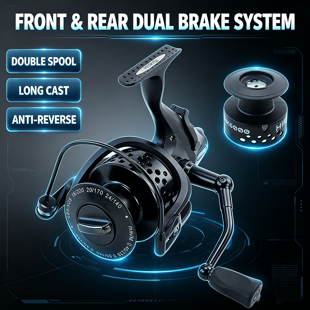 Surf Reel - Carretilha de Pesca Hirisi com 7+1