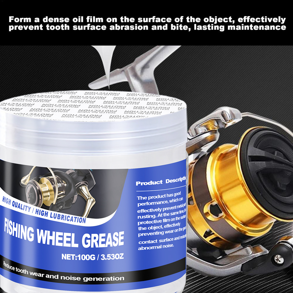 Reel Lubricant - Graxa para Carretilha de Pesca 50g/100g,