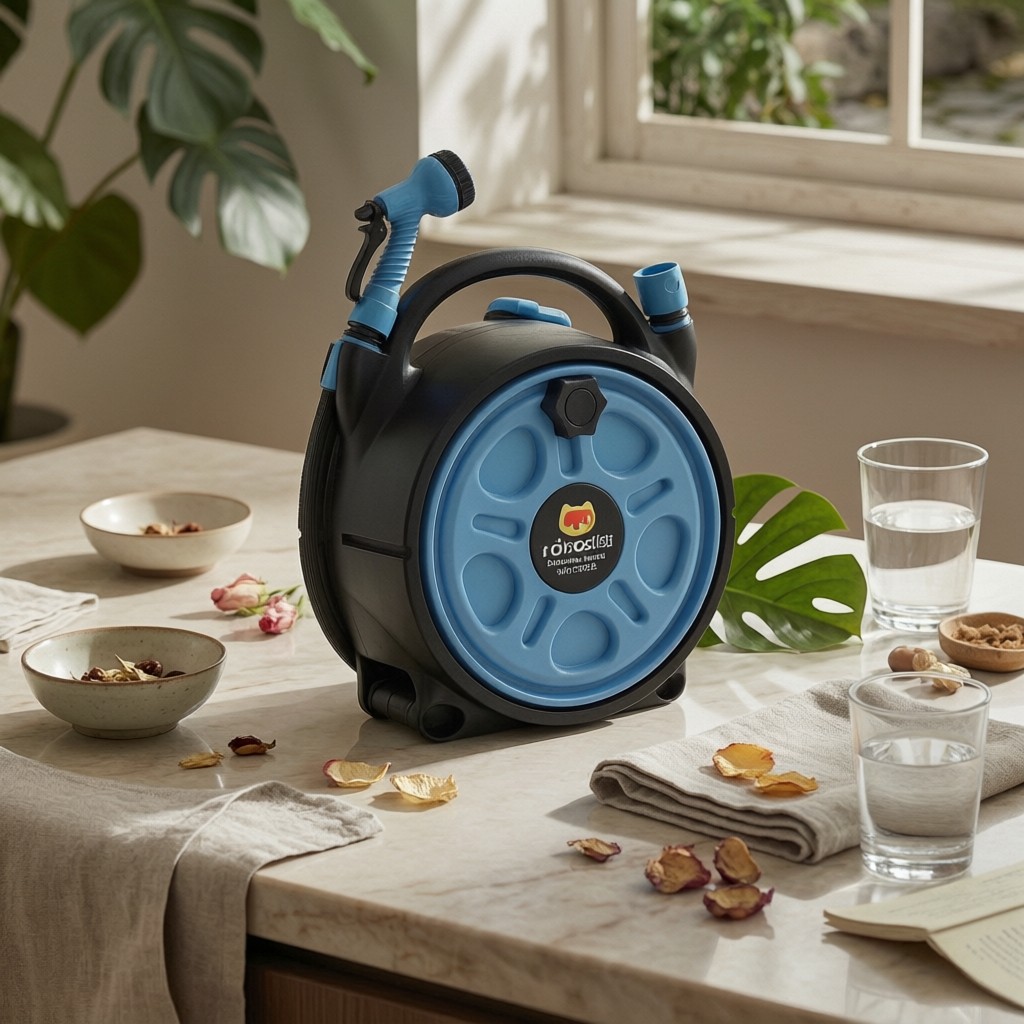 Reel Handle - Pulverizador Portátil com Carretel de Mangueira