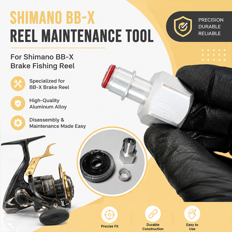 Spinning Reel - Ferramenta Integrada de Desmontagem e Reparo