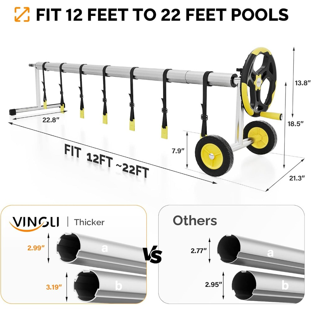 VINGLI 21FT Upgrade: Rolo de C - Reel Cover avaliação e preço