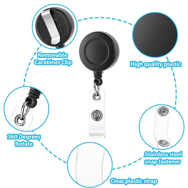 1/2/3 pçs retrátil crachá carr - Reel Cover avaliação e preço