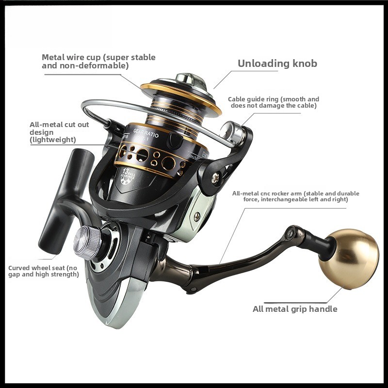 Carretilha de Pesca de Metal c - Reel Drag Knob avaliação e preço