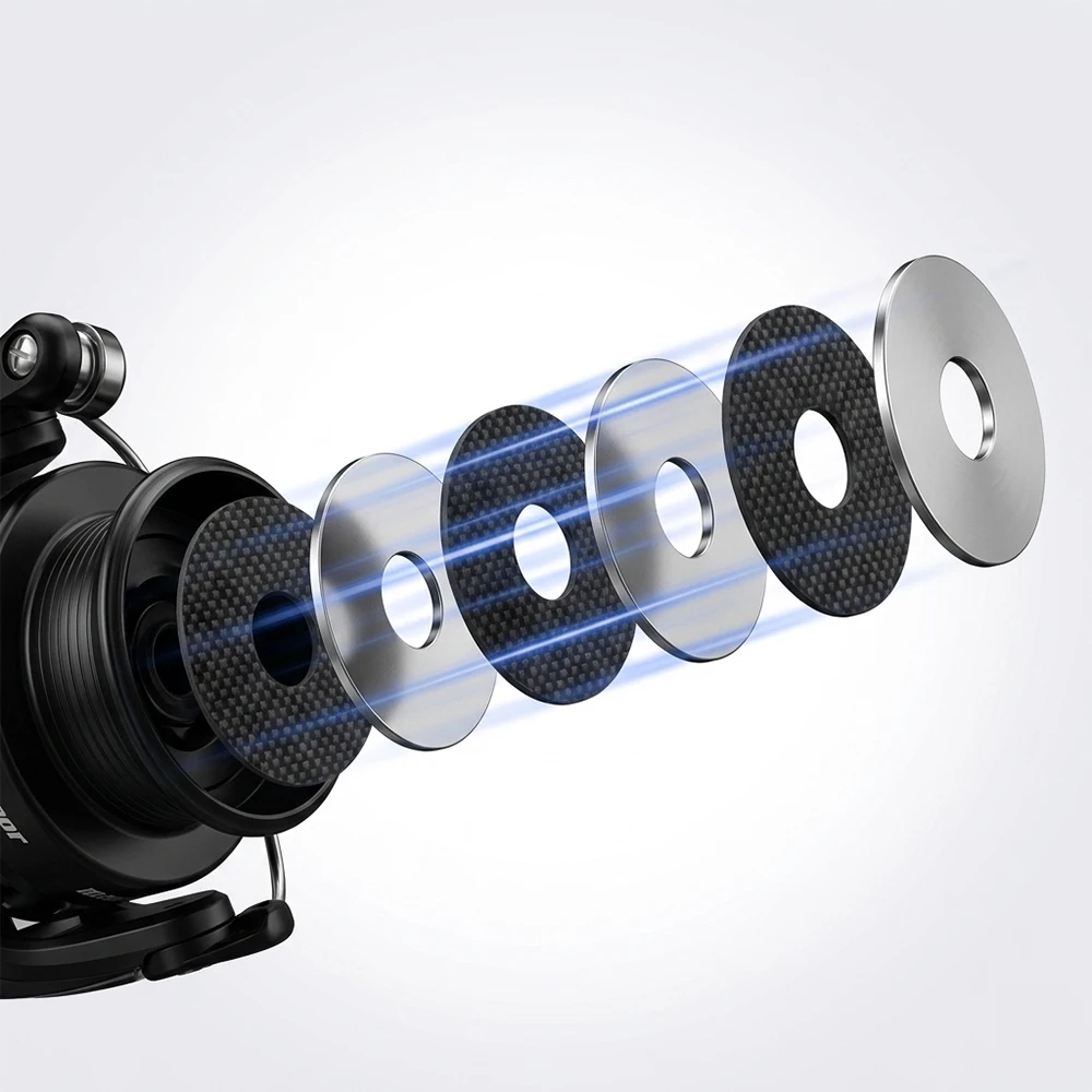 Pastilhas de Freio de Fibra de - Spincast Reel avaliação e preço