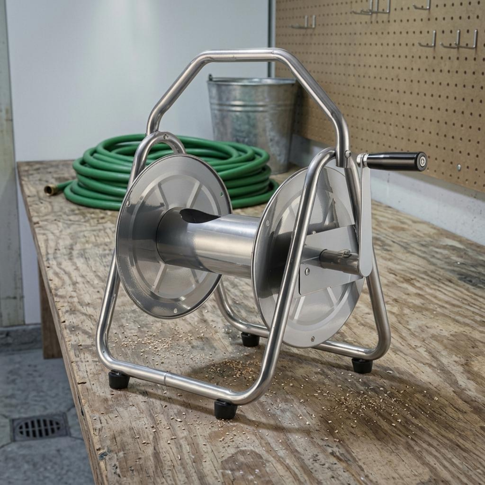 Carretel de Mangueira de Metal - Reel Handle avaliação e preço