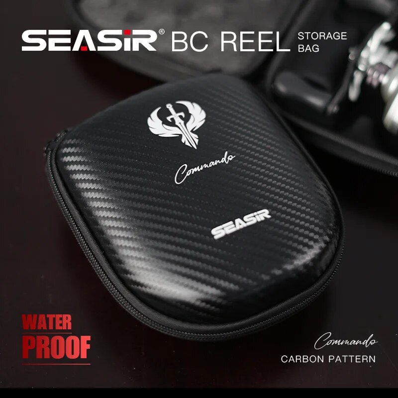 SEASIR Commando Padrão de fibr - Spincast Reel avaliação e preço