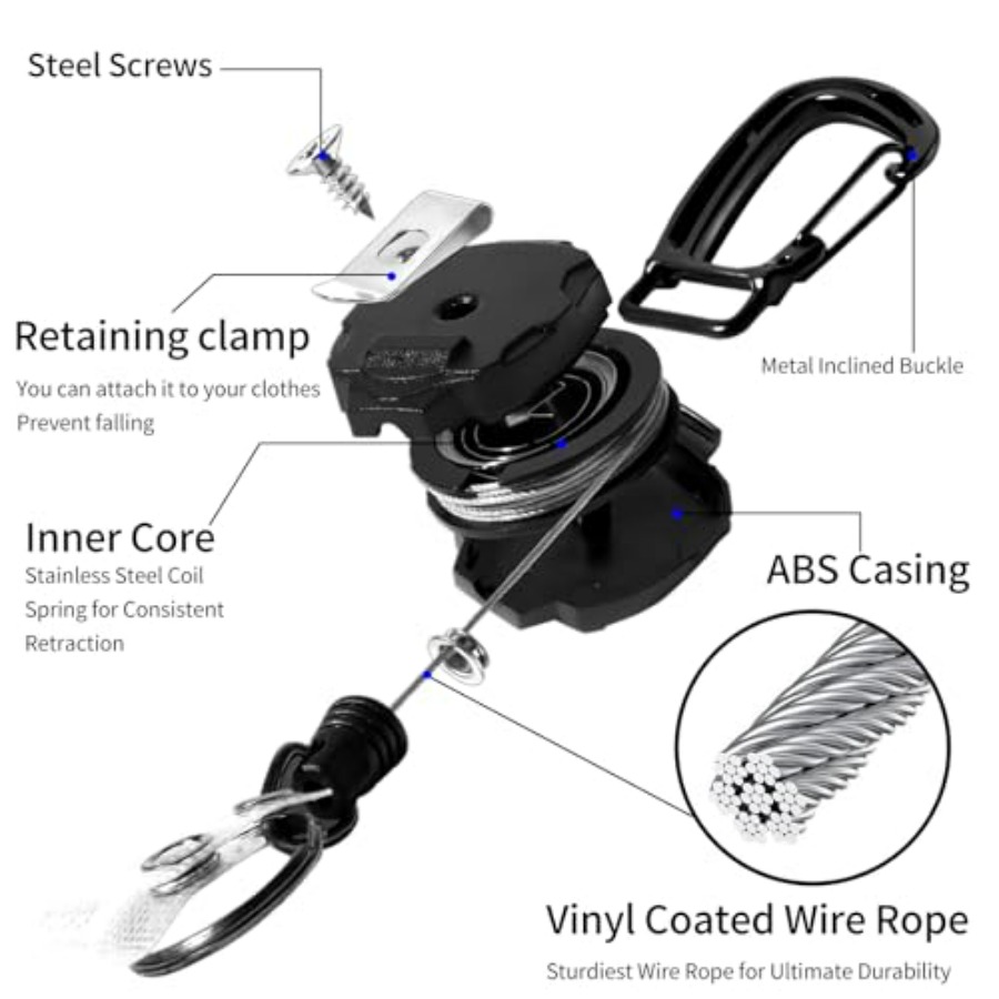 Kit com 2 Porta-Crachás Retrát - Conventional Reel avaliação e preço