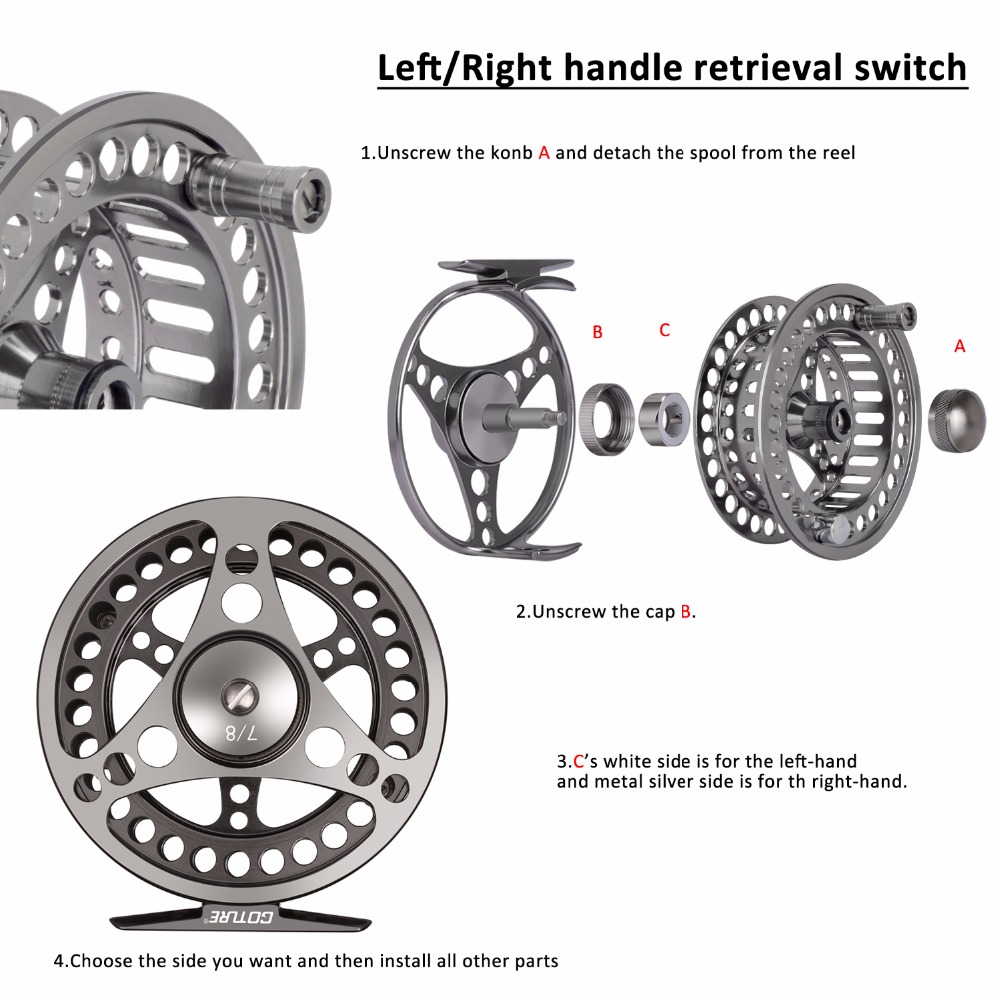 Goture carretel de pesca com m - Reel Spare Spool avaliação e preço