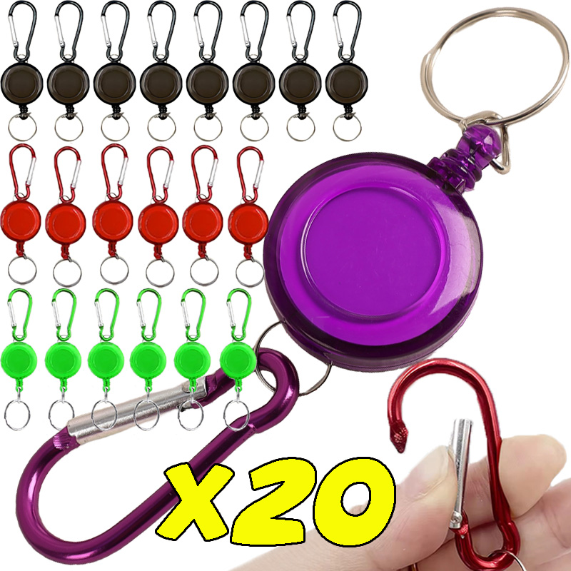 1/20 pçs retrátil cabo de aço  - Conventional Reel avaliação e preço