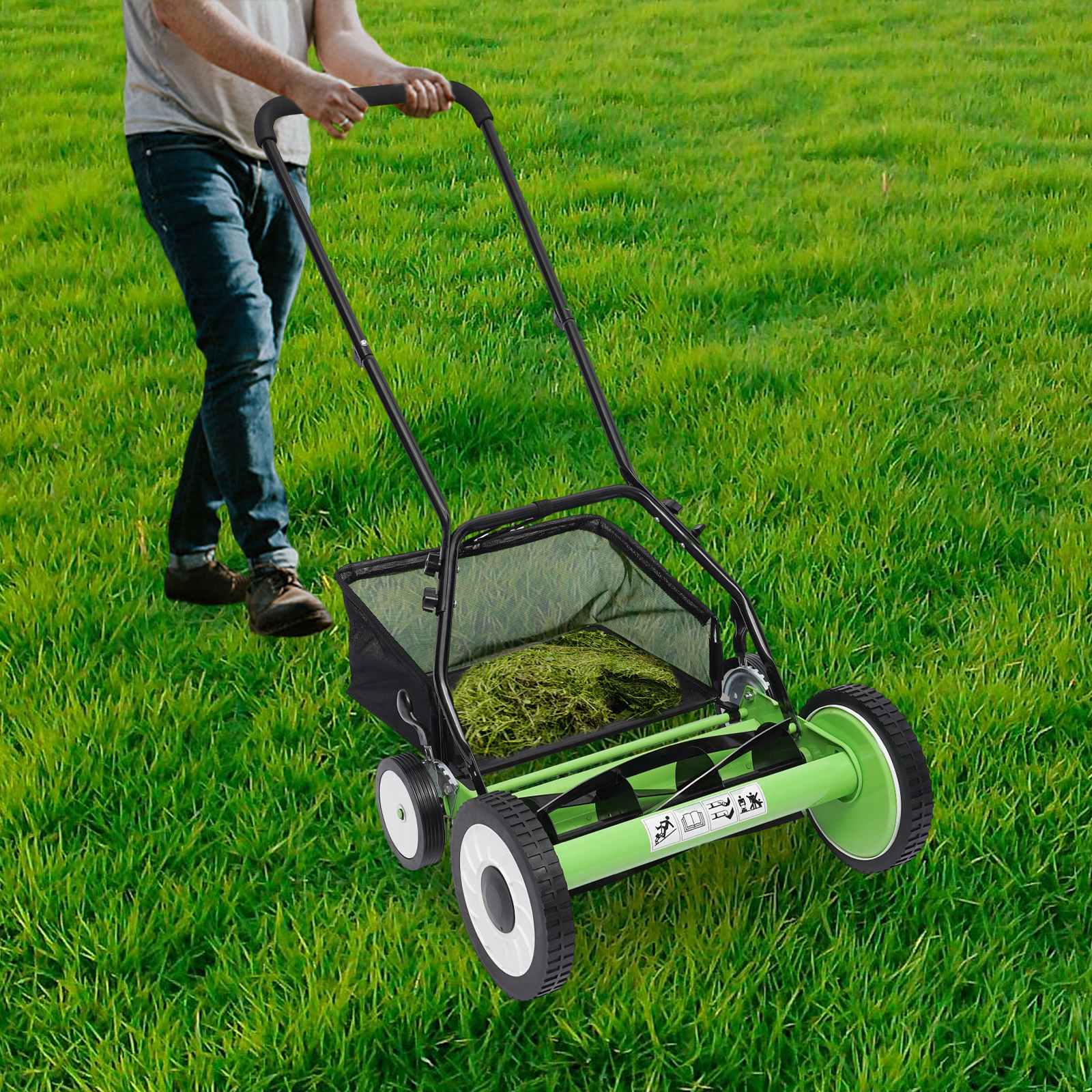 Cortador de Grama Manual Sem F - Reel Handle avaliação e preço