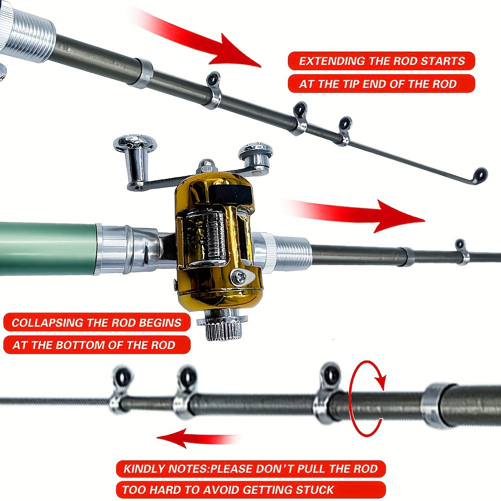 Bolso vara de pesca no gelo &  - Ice Fishing Reel avaliação e preço
