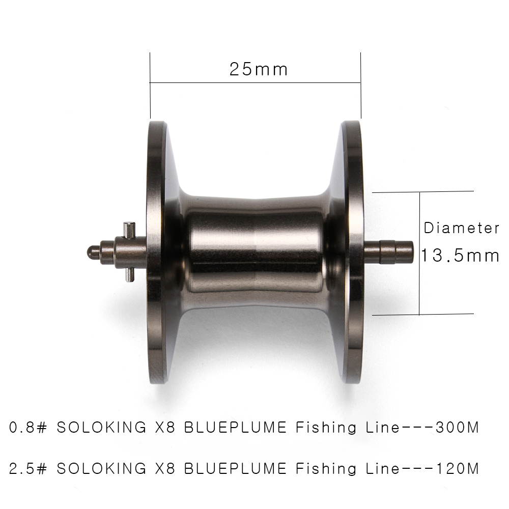 SOLOKING ASHMOON Deep Spool 5, - Reel Spare Spool avaliação e preço