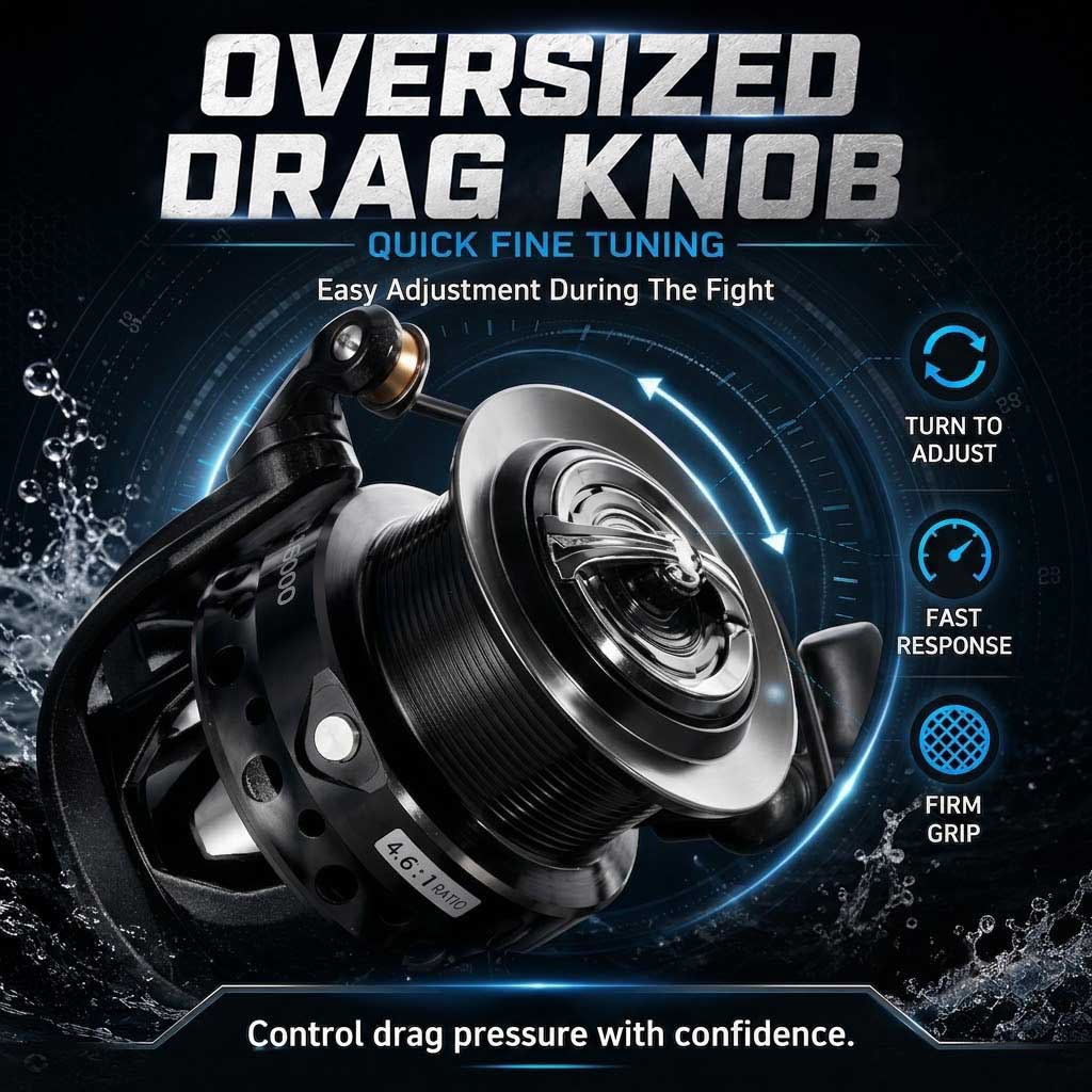 Carretilha de Pesca SAMOLLA co - Reel Drag Knob avaliação e preço