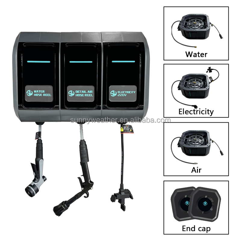 Mangueira Retrátil 3 em 1 (Ar, - Electric Reel avaliação e preço