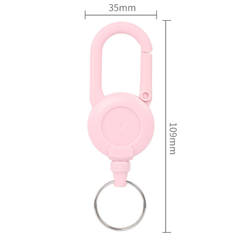 1/2PCS Chaveiro Retrátil Color - Conventional Reel avaliação e preço