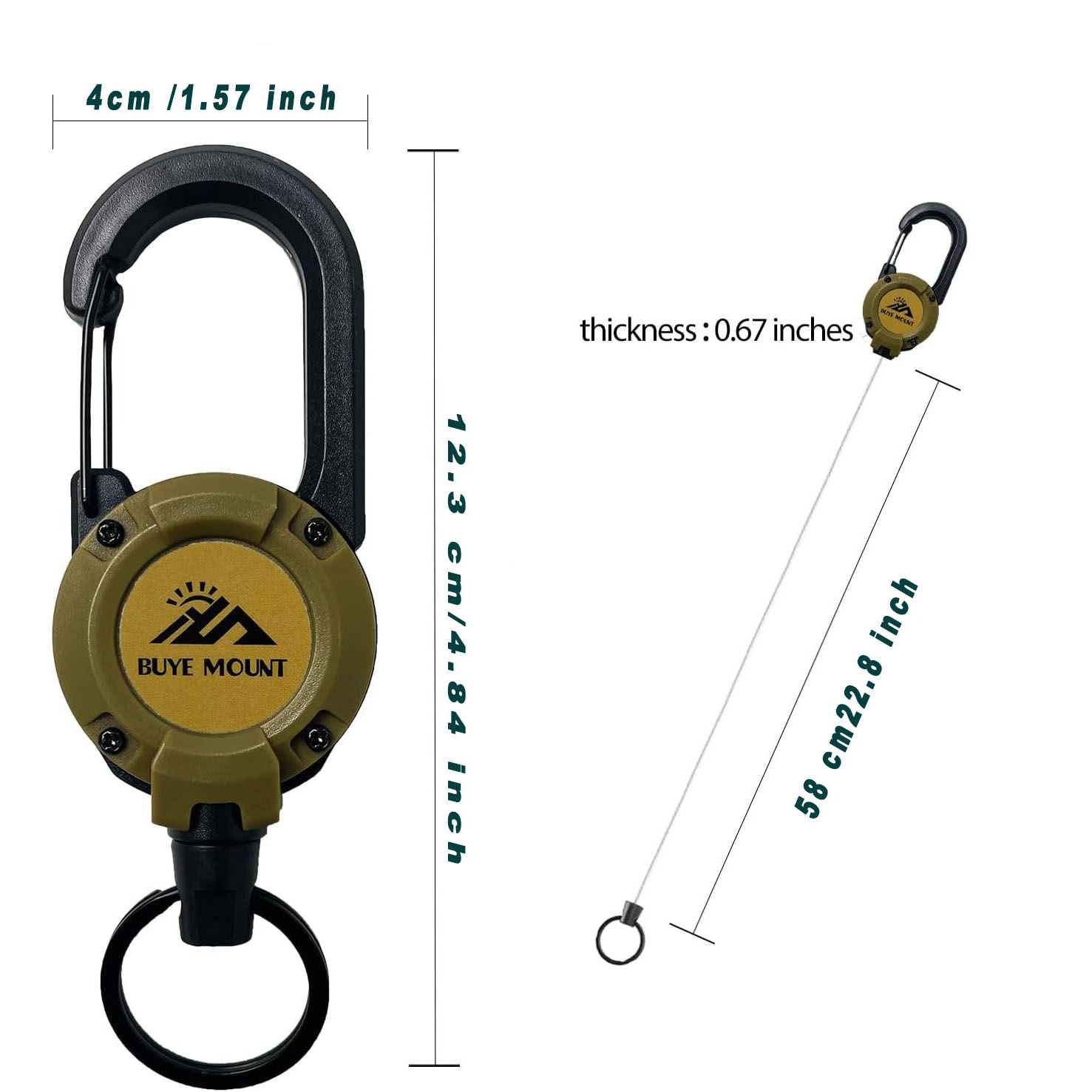 Kit com 2 Chaveiros Retráteis  - Conventional Reel avaliação e preço